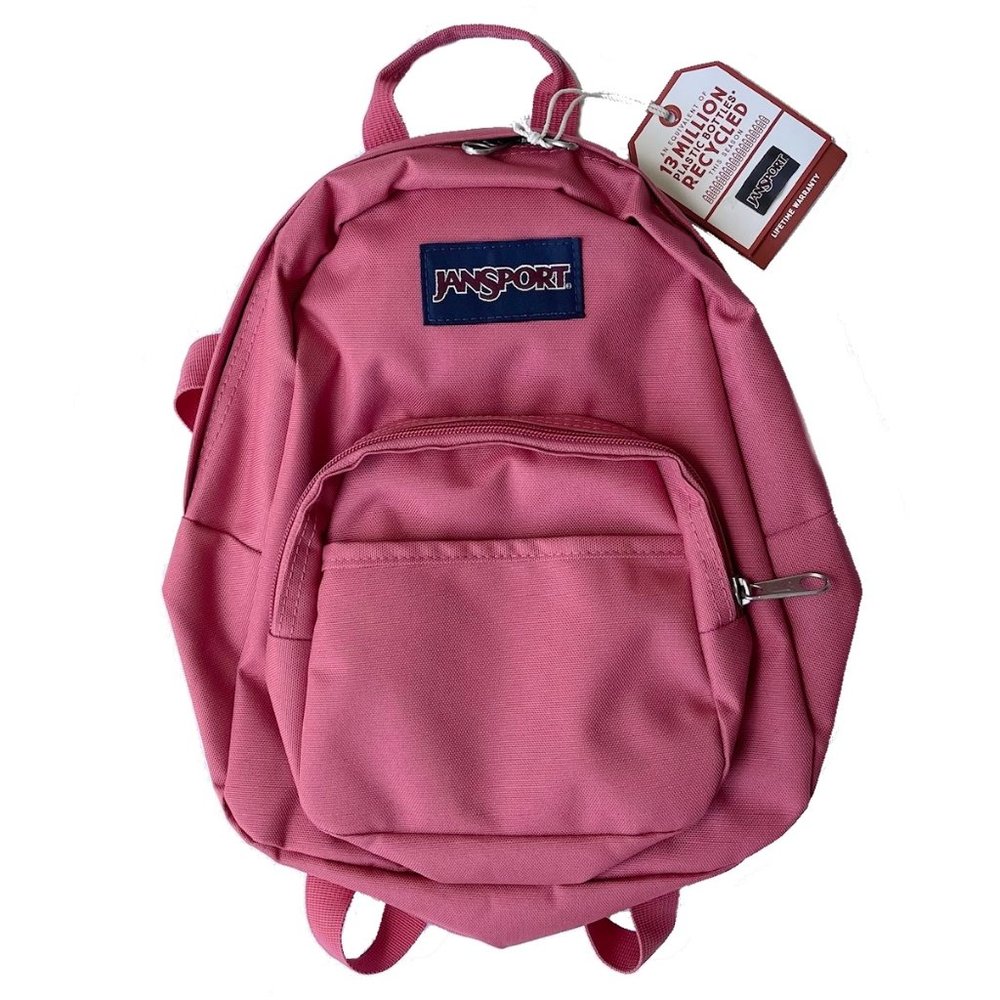 JanSport Half Pint Mini Backpack, Slate Rose